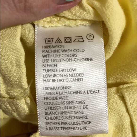 Kimchi Blue Urban Outfitters Yellow Super Soft High Waisted Shorts - Picture 6 of 6